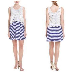 NWT Sugar Lips Seaside Stripe Dress